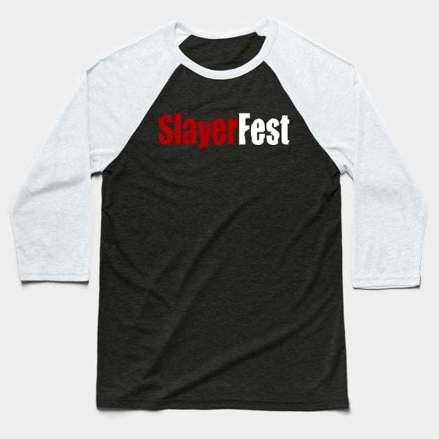 SlayerFest '98 (BtVS) Baseball T-Shirt by fandemonium